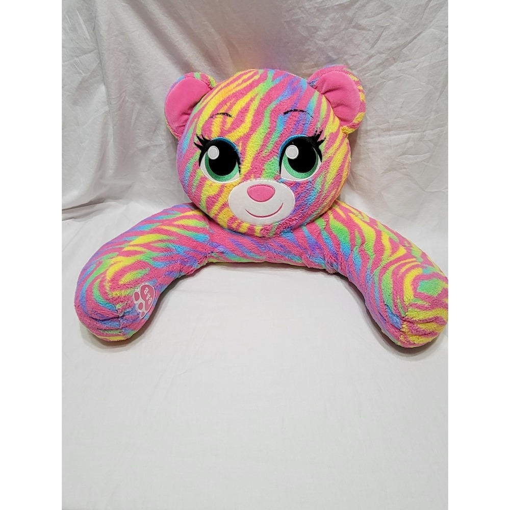 Build-A-Bear Workshop Multicolor Rainbow Bear Pillow Stuffed Animal Large